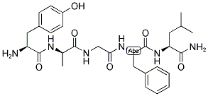 (D-ALA2)-LEU-ENKEPHALIN AMIDE Struktur