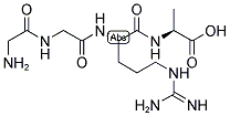 H-GLY-GLY-ARG-ALA-OHT ACETATE SALT Struktur