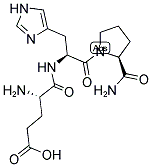 GLU-HIS-PRO-NH2 Struktur