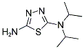 5-AMINO-2-DIISOPROPYLAMINO-1,3,4-THIADIAZOLE Struktur