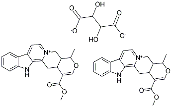 SERPENTINE TARTRATE Struktur