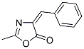 (4E)-4-BENZYLIDENE-2-METHYL-1,3-OXAZOL-5(4H)-ONE Struktur