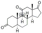 5-ALPHA-ANDROSTAN-3,11,17-TRIONE Struktur