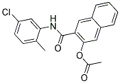 NAPHTHOL AS-KB ACETATE Struktur