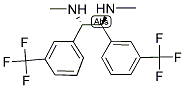 (1S,2S)-(-)-N,N'-DIMETHYL-1,2-BIS[3-(TRIFLUOROMETHYL)PHENYL]-1,2-ETHANE DIAMINE Struktur