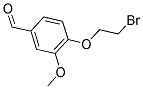 4-(2-BROMOETHOXY)-3-METHOXYBENZALDEHYDE Struktur