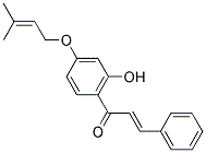 2'-HYDROXY-4'-PRENYLOXYCHALCONE Struktur