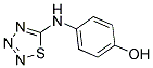 4-(1,2,3,4-THIATRIAZOL-5-YLAMINO)PHENOL Struktur