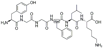 LEU-ENKEPHALIN-LYS Struktur