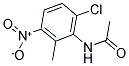 N1-(6-CHLORO-2-METHYL-3-NITROPHENYL)ACETAMIDE Struktur