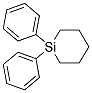 CYCLOPENTAMETHYLENEDIPHENYLSILANE Struktur