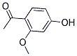 4'-HYDROXY-2'-METHOXYACETOPHENONE Struktur