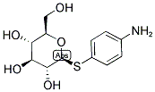 4-AMINOPHENYL-1-THIO-BETA-D-GLUCOPYRANOSIDE Struktur