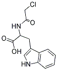 CHLOROACETYL-DL-TRYPTOPHAN Struktur