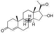 16-ALPHA-HYDROXY-4-PREGNENE-3,20-DIONE Struktur