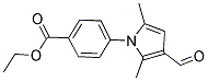 ETHYL 4-(3-FORMYL-2,5-DIMETHYL-1H-PYRROL-1-YL)BENZENECARBOXYLATE Struktur