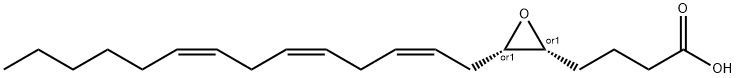 (+/-)5,6-EPOXYEICOSA-8Z,11Z,14Z-TRIENOIC ACID Struktur