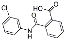 2-([(3-CHLOROPHENYL)AMINO]CARBONYL)BENZOIC ACID Struktur