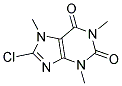 8-CHLORO-1,3,7-TRIMETHYL-3,7-DIHYDRO-1H-PURINE-2,6-DIONE Struktur