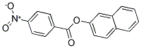 2-NAPHTHOL-P-NITROBENZOATE Struktur