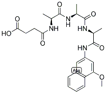 SUC-ALA-ALA-ALA-4M-BETANA Struktur