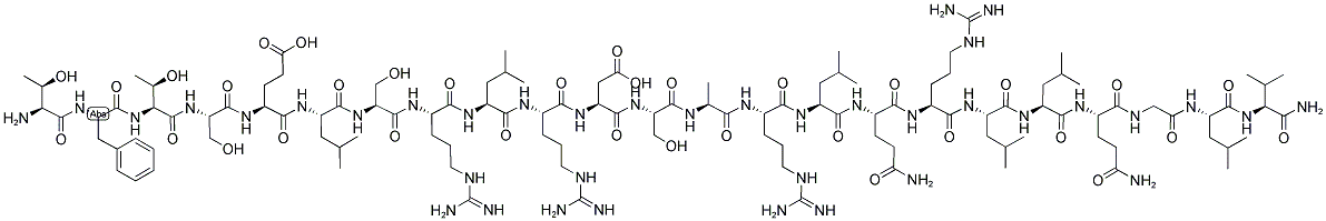 H-THR-PHE-THR-SER-GLU-LEU-SER-ARG-LEU-ARG-ASP-SER-ALA-ARG-LEU-GLN-ARG-LEU-LEU-GLN-GLY-LEU-VAL-NH2 price.