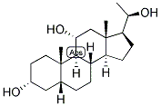 5-BETA-PREGNAN-3-ALPHA, 11-ALPHA, 20-BETA-TRIOL Struktur