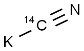 POTASSIUM CYANIDE, [14C] Struktur