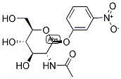 3-NITROPHENYL-2-ACETAMIDO-2-DEOXY-BETA-D-GLUCOPYRANOSIDE Struktur