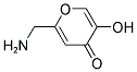 2-AMINOMETHYL-5-HYDROXY-PYRAN-4-ONE Struktur