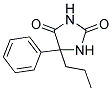 5-PHENYL-5-PROPYL-IMIDAZOLIDINE-2,4-DIONE Struktur