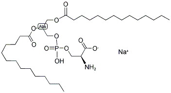 1,2-DIMYRISTOYL-SN-GLYCERO-3-PHOSPHO-L-SERINE SODIUM SALT Struktur