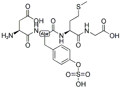 CHOLECYSTOKININ OCTAPEPTIDE (1-4) (SULFATED) Struktur