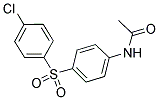 N-[4-(4-CHLORO-BENZENESULFONYL)-PHENYL]-ACETAMIDE Struktur