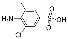 2-AMINO-3-CHLOROTOLUENE-5-SULFONIC ACID Struktur