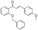 1-[2-(BENZYLOXY)PHENYL]-3-(4-METHOXYPHENYL)PROP-2-EN-1-ONE Struktur