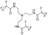 N,N',N''-(2,2',2''-NITRILOTRIETHYL)TRIS(2,2,2-TRIFLUOROACETAMIDE) Struktur