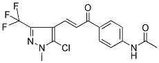 N1-(4-(3-[5-CHLORO-1-METHYL-3-(TRIFLUOROMETHYL)-1H-PYRAZOL-4-YL]ACRYLOYL)PHENYL)ACETAMIDE Struktur