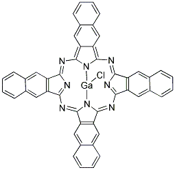 2,3-NAPHTHALOCYANINE GALLIUM(III) MONOCHLORIDE SALT Struktur