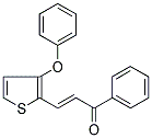 3-(3-PHENOXY-2-THIENYL)-1-PHENYLPROP-2-EN-1-ONE Struktur