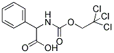 2-PHENYL-2-([(2,2,2-TRICHLOROETHOXY)CARBONYL]AMINO)ACETIC ACID Struktur