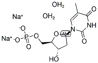 5'-THYMIDYLIC ACID DISODIUM SALT HYDRATE Struktur