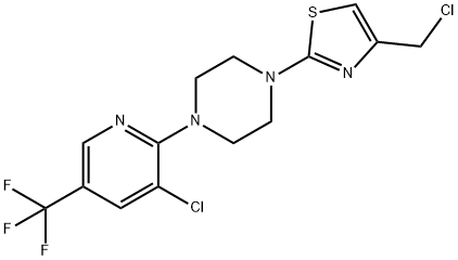 1-[4-(CHLOROMETHYL)-1,3-THIAZOL-2-YL]-4-[3-CHLORO-5-(TRIFLUOROMETHYL)-2-PYRIDINYL]PIPERAZINE price.