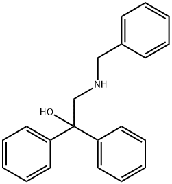 2-(BENZYLAMINO)-1,1-DIPHENYL-1-ETHANOL Struktur