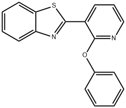 2-(2-PHENOXY-3-PYRIDINYL)-1,3-BENZOTHIAZOLE Struktur