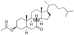 5-ALPHA-CHOLESTAN-3-BETA-OL-7-ONE ACETATE Struktur