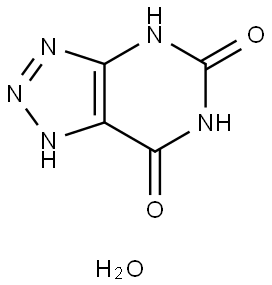 8-AZAXANTHINE MONOHYDRATE Structure