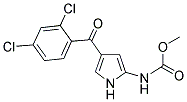 METHYL N-[4-(2,4-DICHLOROBENZOYL)-1H-PYRROL-2-YL]CARBAMATE Struktur