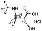 ECGONINE-D3 HYDROCHLORIDE Struktur