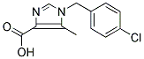 1-(4-CHLORO-BENZYL)-5-METHYL-IMIDAZOLE-4-CARBOXYLIC ACID Struktur